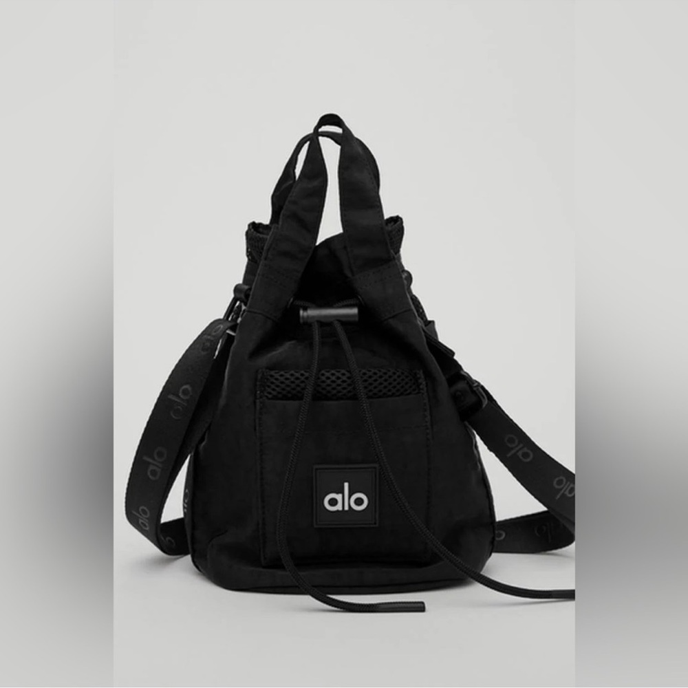 Alo Black Drawstring crossbody